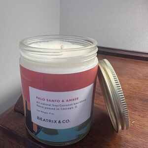 Palo Santo & Amber Candle